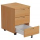 Olton Lockable Mobile Pedestal - 2 or 3 Drawer